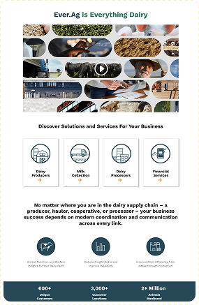 Everything ever.ag campaign page snapshot