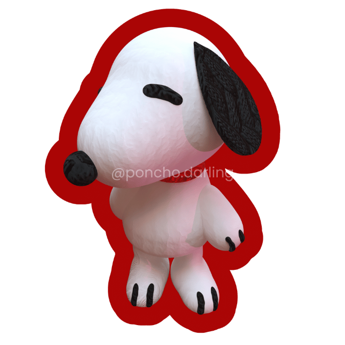 3d render of the white pikmin