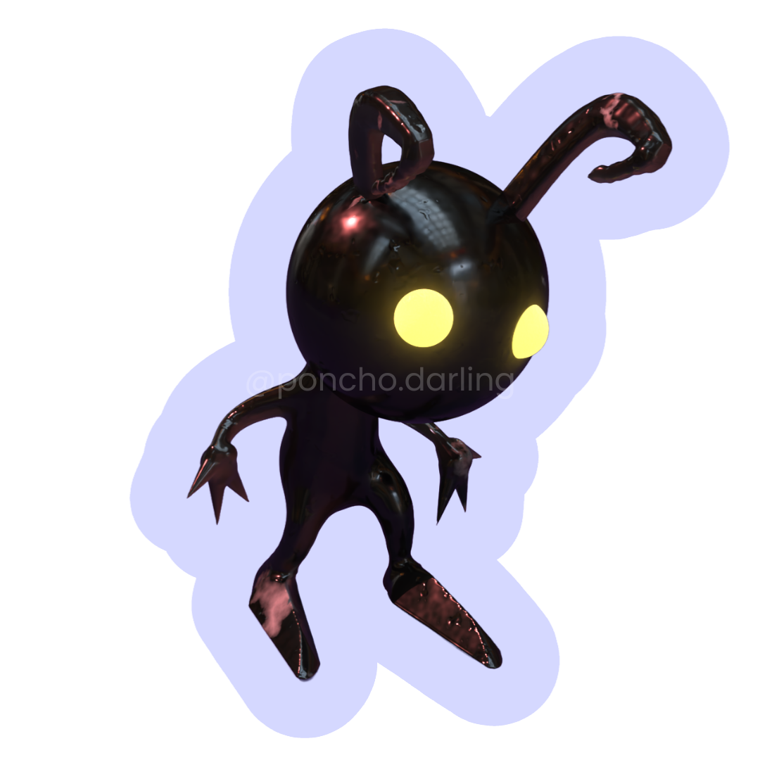 3d render of a cat wearing a clown outfit
