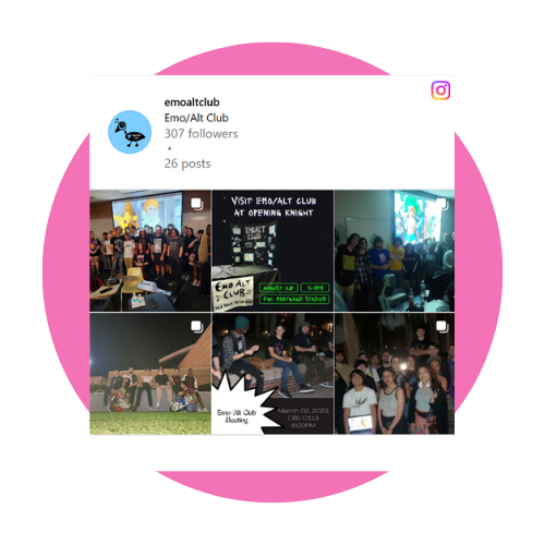 preview of social media page emo/alt club